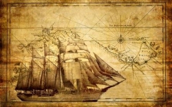 старинный корабль