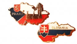 гербы Чехии и Словакии