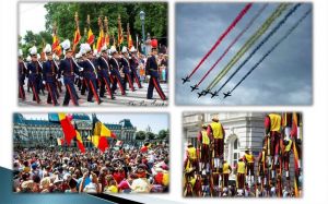 люди маршируют на параде