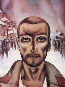 Ракша Ю. Портрет Сотникова. Эскиз