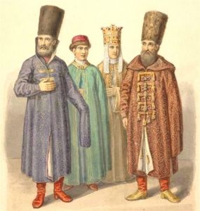 Одежда бояр, XVII в.