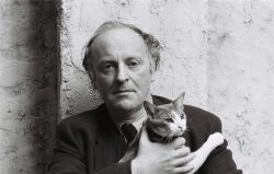 Бродский с кошкой