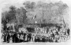 Соревнование 31 мая 1868 г. в парке Сен-Клу