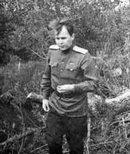 Твардовский на фронте