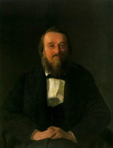 Николай Николаевич Ге. «Портрет историка Костомарова».  1878.