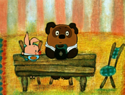 Кадр из мультфильма "Винни-Пух идет в гости"