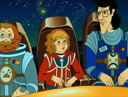 Кадр из мультфильма "Тайна третьей планеты"