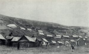 Слобода ссыльных на острове Сахалин, фотография из коллекции А. П. Чехова.
