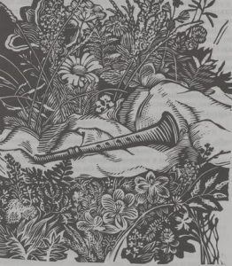 Иллюстрация из книги С. К. Никитина "Чудесный рожок"