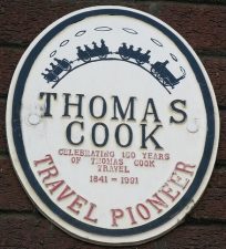 Томас Кук изобретатель туризма табличка
