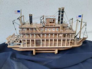 модель парохода