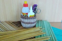 мастер-класс из газетных трубочек