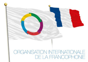флаг франции и флаг франкофонии