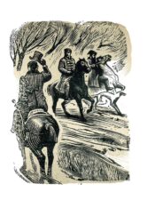 Книга с гравюрами. Картинка А.С.Пушкин. Барышня-крестьянка 1