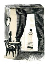 Книга с гравюрами. Картинка А.С.Пушкин. Барышня-крестьянка