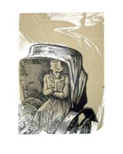 Книга с гравюрами. Картинка А.С.Пушкин. Станционный смотритель