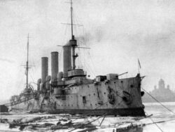 Крейсер "Аврора". Фото 1917 г.