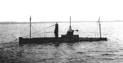 Первая русская подводная лодка "Дельфин" (1904). Фото из открытых источников.
