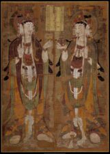 Два Авалокитешвары. Танка, найденная в Дуньхуане. Сер. 9 в. н. э.