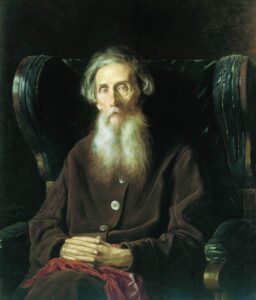 Портрет Владимира_Ивановича Даля работы В. Г. Перова 1872 г.