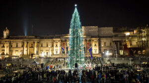 Рождественская елка на Трафальгарской площади