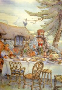 Иллюстрация П. Уиверса к сказке Л. Кэрролла "Алиса в Стране Чудес"