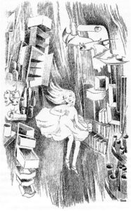 Иллюстрация Т. Янссон к сказке Л. Кэрролла "Алиса в стране Чудес"