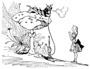 Иллюстрация В. Алфеевского к сказке Л. Кэрролла "Алиса в Стране Чудес"