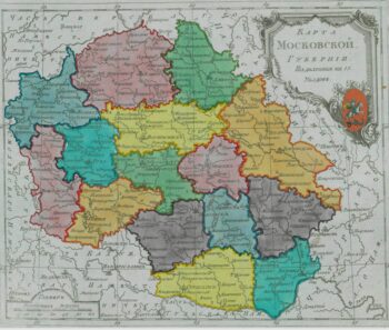 карта Московской губернии