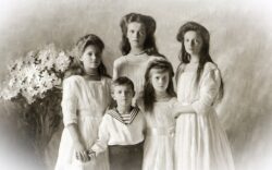 Царская семья, фото 3. Царские дети, 1910 г.