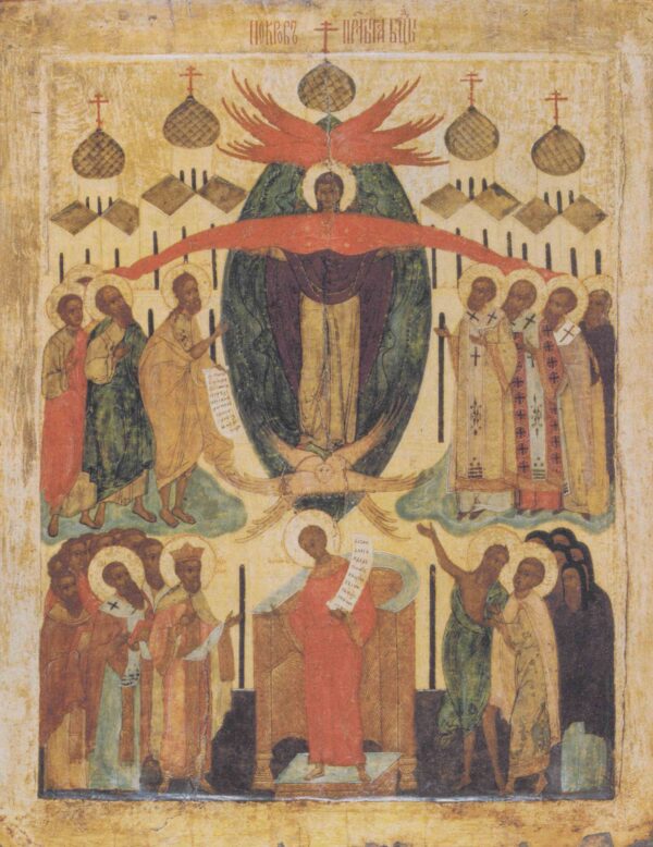 Икона Покров. Середина XVI века. 