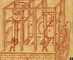 Рисунок первого холодильника из патента Джона Горри