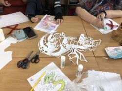 Мастер -класс по вырезанию бумажного дракона