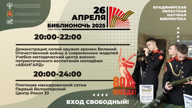 Площадка СВОИМ! на Библионочи-2025