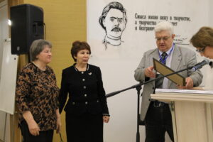 Толкунова В.Г. на вручении Благодарности Министерства культуры Владимирской области