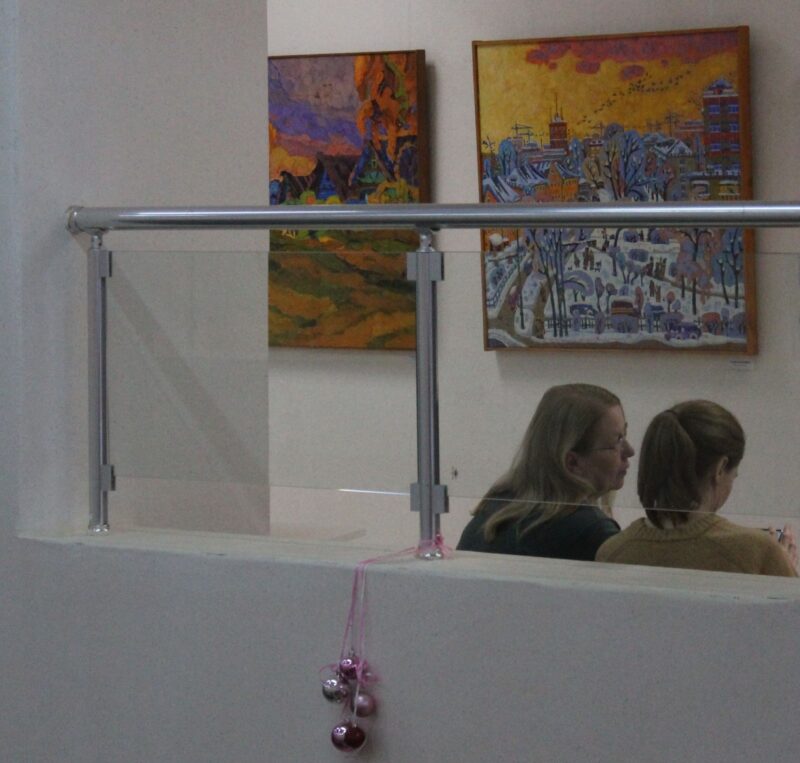 Зрители выставки