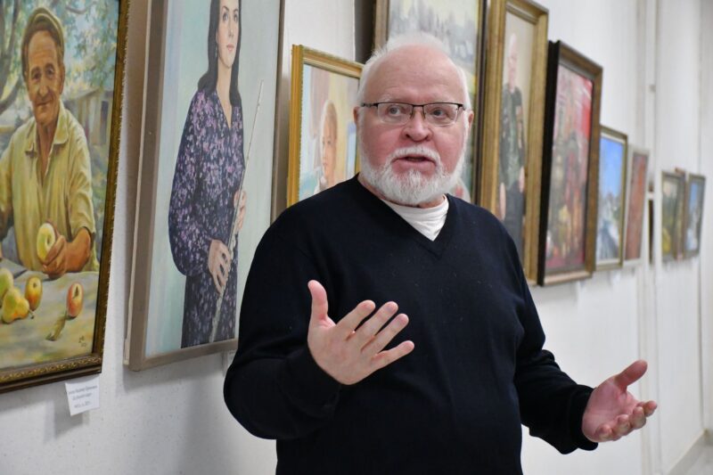 Выступление художника